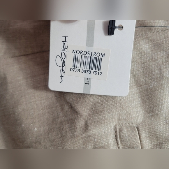 Nordstrom halogen taylor fit curvy fit Linen pants. Size 10 NWT - Picture 7 of 10